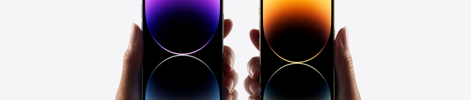 iPhone 14: iPhone 14 og iPhone 14 Pro kommer i to flotte utgaver på henholdsvis 6,1 og 6,9 tommer.